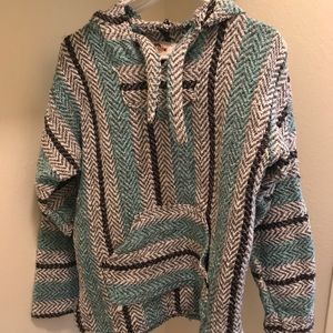 Woven hoodie